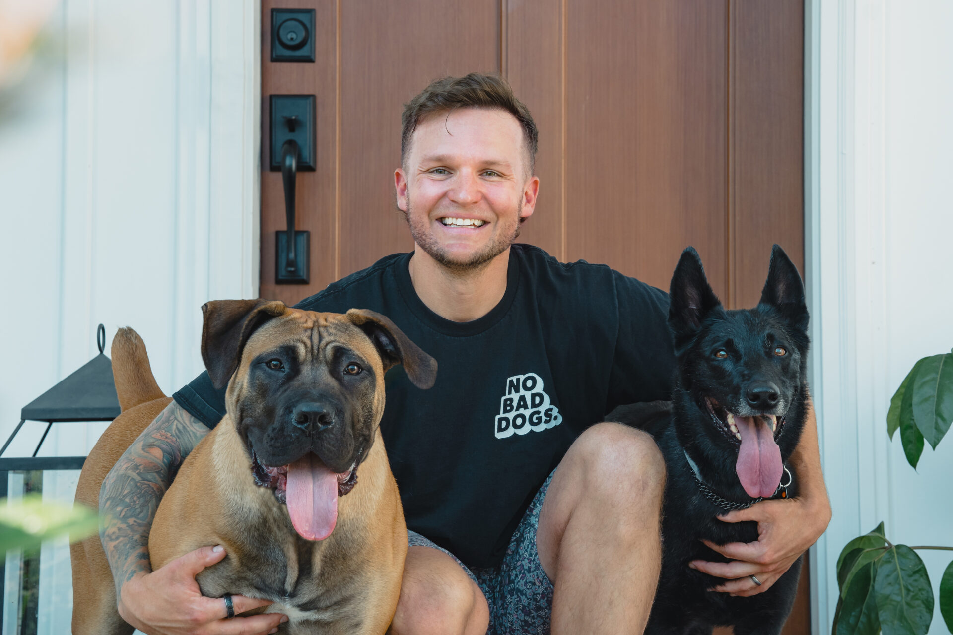 Tom Davis training with Kota